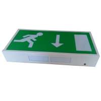 Stairway LED Emergency Running Man Rechargeable Lamp Exit Sign