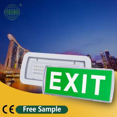 High quality bengali exit lighting fixtures with battery customization word sign Noodschot licht