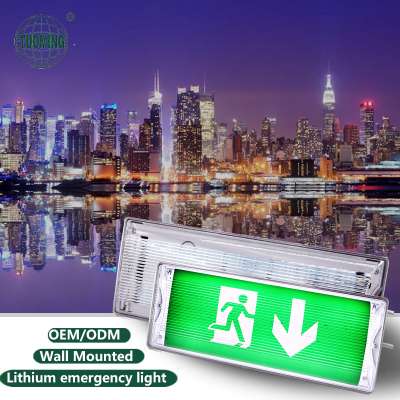 high quality ce fluorescent tube emergency light rechargeable emergency exit lantern