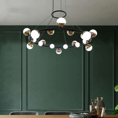 Wholesale cheap price home living room led decorate circle chandeliers pendant light